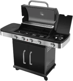 El Fuego Gasgrill / Grillwagen Burlington 4 Brenner +1 Seitenbrenner, Grillfäche 70x42cm 32 El Fuego Gasgrill / Grillwagen Burlington 4 Brenner +1 Seitenbrenner, Grillfäche 70x42cm -Günstiges Laube Lust Geschäft e42e423c5ab2f35cab40b4fa7b9270ed
