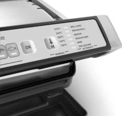 TEFAL GC707D Optigrill Deluxe Kontaktgrill (2000 Watt, Abnehmbare Platten, Automatische Programme, 5 Temperaturstufen, Spülmaschinenfeste Teile, Sensor-Technologie) -Günstiges Laube Lust Geschäft e469491543408c19a6b314c0085491a2