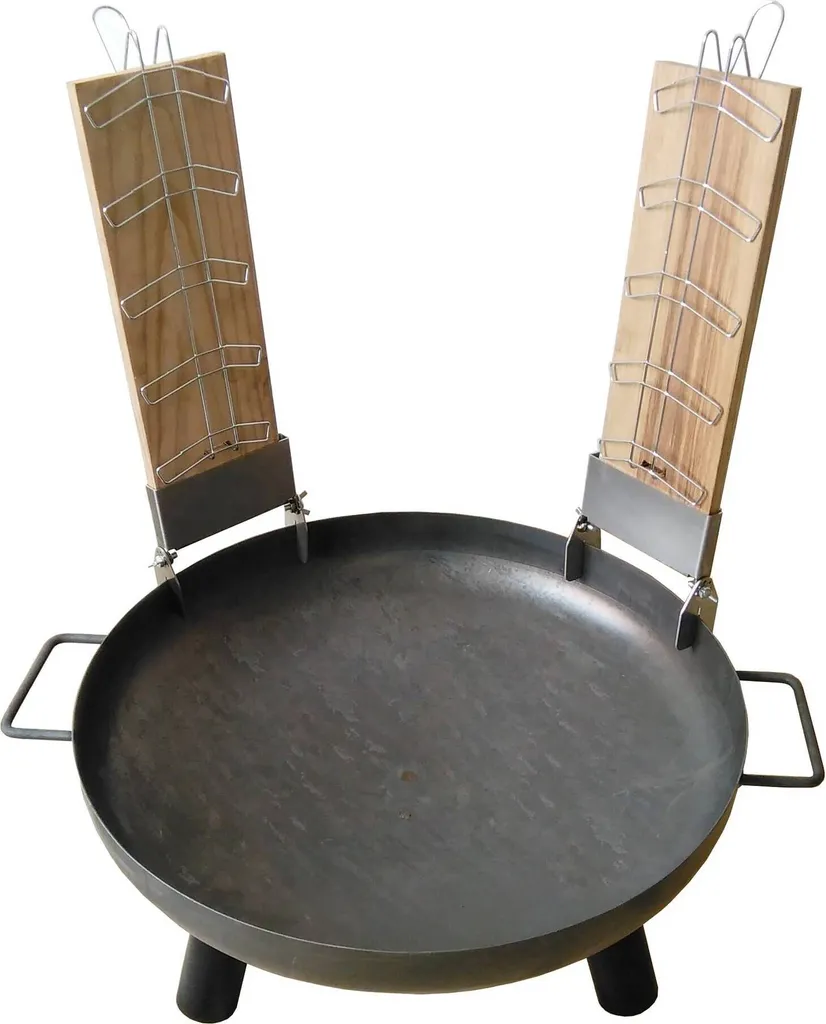 Grill Schwenkgrill Feuerschale Mit Topf Und 2 Flammlachs-Haltern 2341 21 Grill Schwenkgrill Feuerschale Mit Topf Und 2 Flammlachs-Haltern 2341 – Bild 19