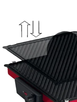 Bosch TCG4104 Rot/anthrazit Kontaktgrill, Stufenloses Thermostat,Grill,Aluminium -Günstiges Laube Lust Geschäft e498e6c1ff4653042117a4f894a35d15