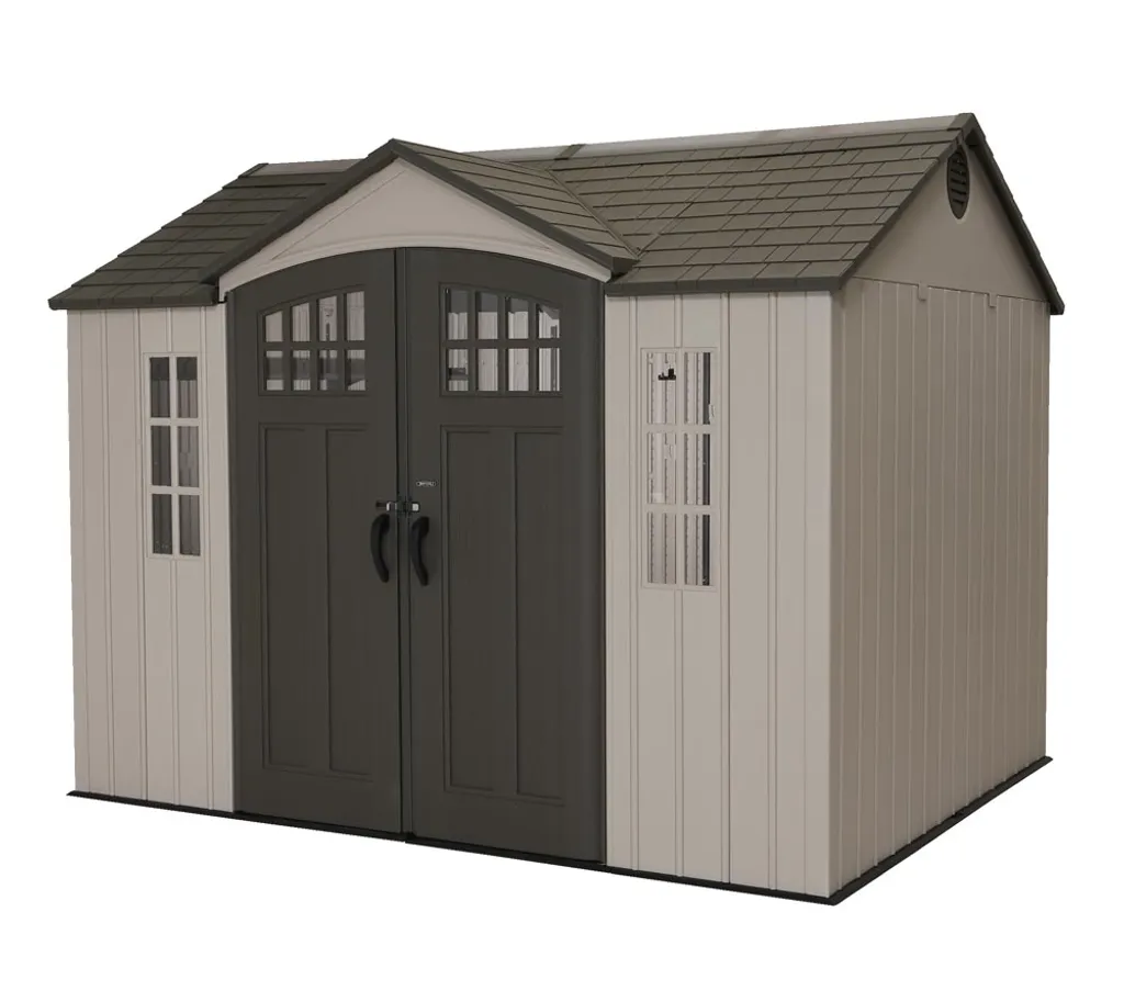 Lifetime Kunststoff Gerätehaus Jubiläumshaus Grau 244x305x244 Cm 3 Lifetime Kunststoff Gerätehaus Jubiläumshaus Grau 244x305x244 Cm