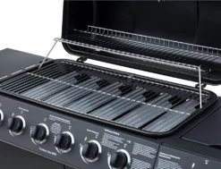 El Fuego Gasgrill / Grillwagen Dayton 6+1 Schwarz Grillfläche 69x35cm -Günstiges Laube Lust Geschäft e6c140ed39bc16edcb6ef336f4f6e3ef