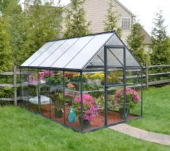 Palram Aluminium Gewächshaus 1,9x3,1 M Set Hybrid 6x10 Grau Treibhaus Anzuchthaus Tomatenhaus Pflanzhaus -Günstiges Laube Lust Geschäft e72720d64c51eab1dba1a4deb9728be8