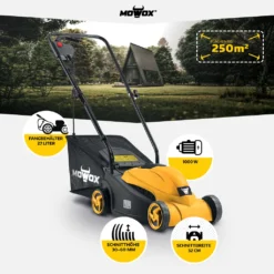MOWOX Elektrorasenmäher EM 3211 P, 1100 W -Günstiges Laube Lust Geschäft e752310078ddf8b7d460dd1f916de308