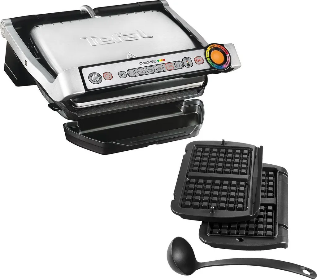Tefal OptiGrill+ G716D12, Mit Waffeleisenplatten, Kontaktgrill 20 Tefal OptiGrill+ G716D12, Mit Waffeleisenplatten, Kontaktgrill – Bild 18