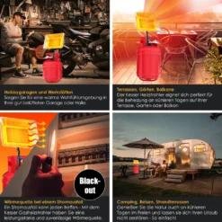 KESSER® Gasheizer Heizstrahler Gas Aufsatz Strahler Inkl. Piezo Zündung Schlauch & Regler Flaschenhalterung Gasheizstrahler Aufsatzheizstrahler Betrieben Mit Propan - Gas Für 5 Kg Oder 11 Kg Flaschen, Farbe:Silber -Günstiges Laube Lust Geschäft e78c63c1438c6b27e0a227a987217039