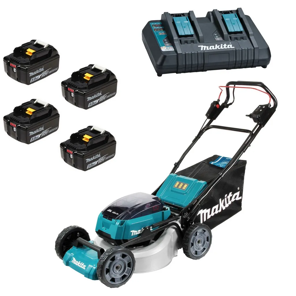 Makita DLM462PT4 Akku-Rasenmäher 7 Makita DLM462PT4 Akku-Rasenmäher – Bild 5