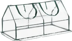 Mini Gewächshaus Laubach 120x60x60cm Foliengewächshaus Für Draußen Treibhaus Mit Reißverschluss Und 2 Fenstern Transparent -Günstiges Laube Lust Geschäft e8b19939dccd58727acd0cd0497c4aee