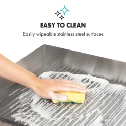 Klarstein Grillmeile 3000R Pro Gusseisen Grillplatte Elektrisch, Grillfläche: 54,5 X 35 Cm (geriffelt), Stufenlos 50-300 °C, 3000 Watt, Profi Elektrogrill Mit Spritzschutz, Edelstahl 18 Klarstein Grillmeile 3000R Pro Gusseisen Grillplatte Elektrisch, Grillfläche: 54,5 X 35 Cm (geriffelt), Stufenlos 50-300 °C, 3000 Watt, Profi Elektrogrill Mit Spritzschutz, Edelstahl -Günstiges Laube Lust Geschäft e9990441c55c004eaf5399c7534c7dda