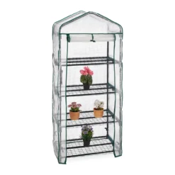 Relaxdays Gewächshaus Für Balkon Mit PE-Folie