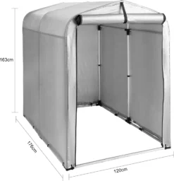 SoBuy KLS11 Gerätehaus Folienzelt Gartenschuppen Fahrradgarage Lagerzelt Aufbewahrungsgarage BHT Ca: 120x163x176cm 14 SoBuy KLS11 Gerätehaus Folienzelt Gartenschuppen Fahrradgarage Lagerzelt Aufbewahrungsgarage BHT Ca: 120x163x176cm -Günstiges Laube Lust Geschäft ec207db3b86ec602d639e47f1266b296