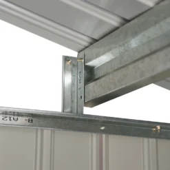 Outsunny Gerätehaus Metall Geräteschuppen Gartenhaus Garten Schuppen (L213 X W127 X H185cm) -Günstiges Laube Lust Geschäft ecc07e52cc04881d680a4ee62722a955