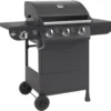 El Fuego Gasgrill / Grillwagen Columbus 3 Brenner +1 Grill 56x41cm