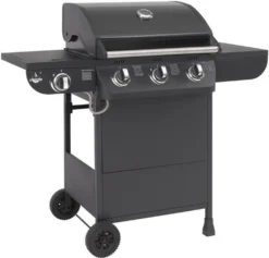 El Fuego Gasgrill / Grillwagen Columbus 3 Brenner +1 Grill 56x41cm