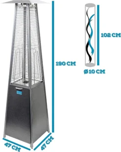 ACTIVA Terrassenheizstrahler Pyramide Cheops II Heizpilz Terrassenheizer 9,3 KW Heizleistung Garten Outdoor 19 ACTIVA Terrassenheizstrahler Pyramide Cheops II Heizpilz Terrassenheizer 9,3 KW Heizleistung Garten Outdoor -Günstiges Laube Lust Geschäft ecdd9394c0093d7726753a48797952cd