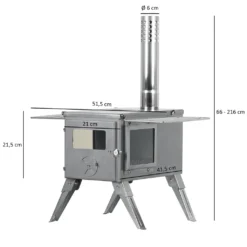 CampFeuer Edelstahl Zeltofen | 51,5 X 42 X 216 Cm | Zeltheizung Camping Ofen 12 CampFeuer Edelstahl Zeltofen | 51,5 X 42 X 216 Cm | Zeltheizung Camping Ofen -Günstiges Laube Lust Geschäft ed2d5af9587f4109bcc6c18359979f04