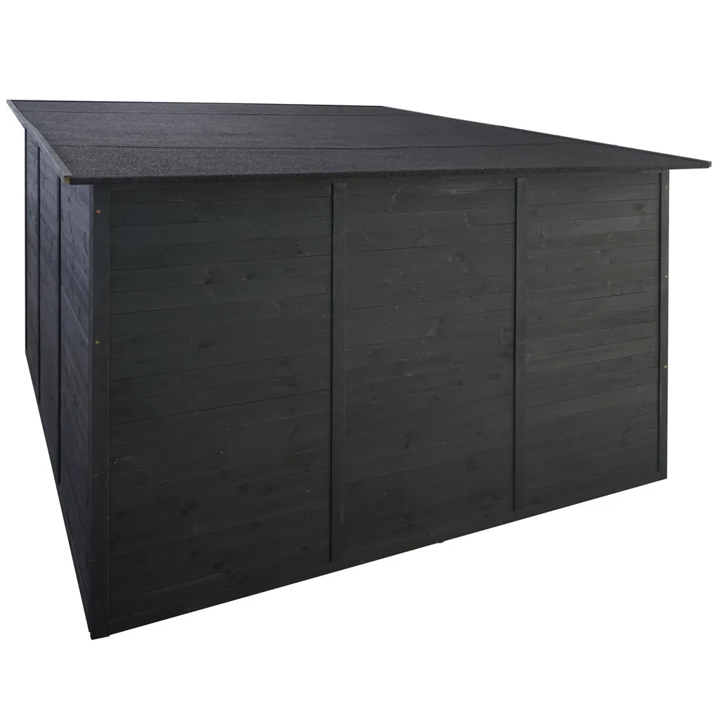 2er-Fahrradgarage HWC-H60, Fahrradbox Geräteschuppen Gerätehaus, Abschließbar 151x200x200cm Anthrazit 6 2er-Fahrradgarage HWC-H60, Fahrradbox Geräteschuppen Gerätehaus, Abschließbar 151x200x200cm Anthrazit – Bild 4