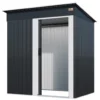 Gardebruk M Geräteschuppen 181x162x86cm Schiebetür Verzinkter Stahl Anthrazit Gartenhaus Gerätehaus Pultdach 2 Gardebruk M Geräteschuppen 181x162x86cm Schiebetür Verzinkter Stahl Anthrazit Gartenhaus Gerätehaus Pultdach -Günstiges Laube Lust Geschäft eeb50dc8fb8e8a8f77a8fbd277446479