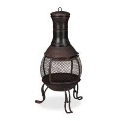 Relaxdays Aztekenofen Für Garten Rot-bronze -Günstiges Laube Lust Geschäft efc2c7ce715c3c168f1012fac19e1180