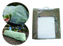 Pflanztunnel Vlies Netz Frühbeet Gewächshaus Treibhaus Vliestunnel 300x45x30cm