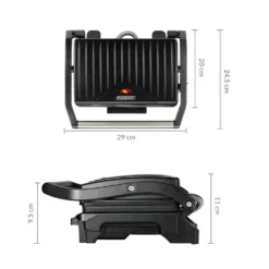 Monzana Kontaktgrill Antihaftbeschichtete Grillplatten Herausnehmbare Auffangschale Cool-Touch-Griff 1500 W Panini Toaster Grill Sandwichmaker Schwarz -Günstiges Laube Lust Geschäft f06c564891ce64742e0cbad40861d636