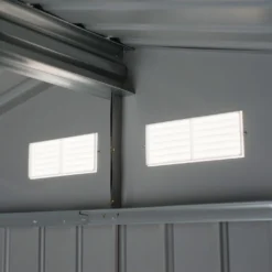 Outsunny Gerätehaus Mit Fundament Geräteschuppen Gartenhaus Garten Schuppen Metall Gelb 277 X 195 X 192 Cm -Günstiges Laube Lust Geschäft f1884ce61fb6b9797d692ec3d0aa43f6