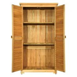 MCombo Gartenschrank Gerätehaus Geräteschuppen Garten Schuppen Schrank Holz 0870 -Günstiges Laube Lust Geschäft f1d8e776646b125ebe04c48ca863ad08