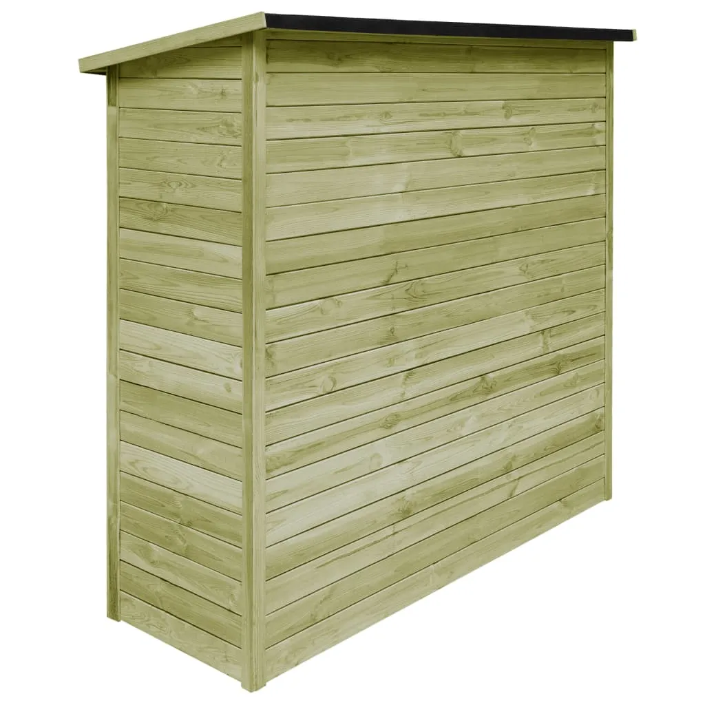 VidaXL Garten-Geräteschuppen Kiefernholz Imprägniert 182x76x175 Cm 9 VidaXL Garten-Geräteschuppen Kiefernholz Imprägniert 182x76x175 Cm – Bild 7