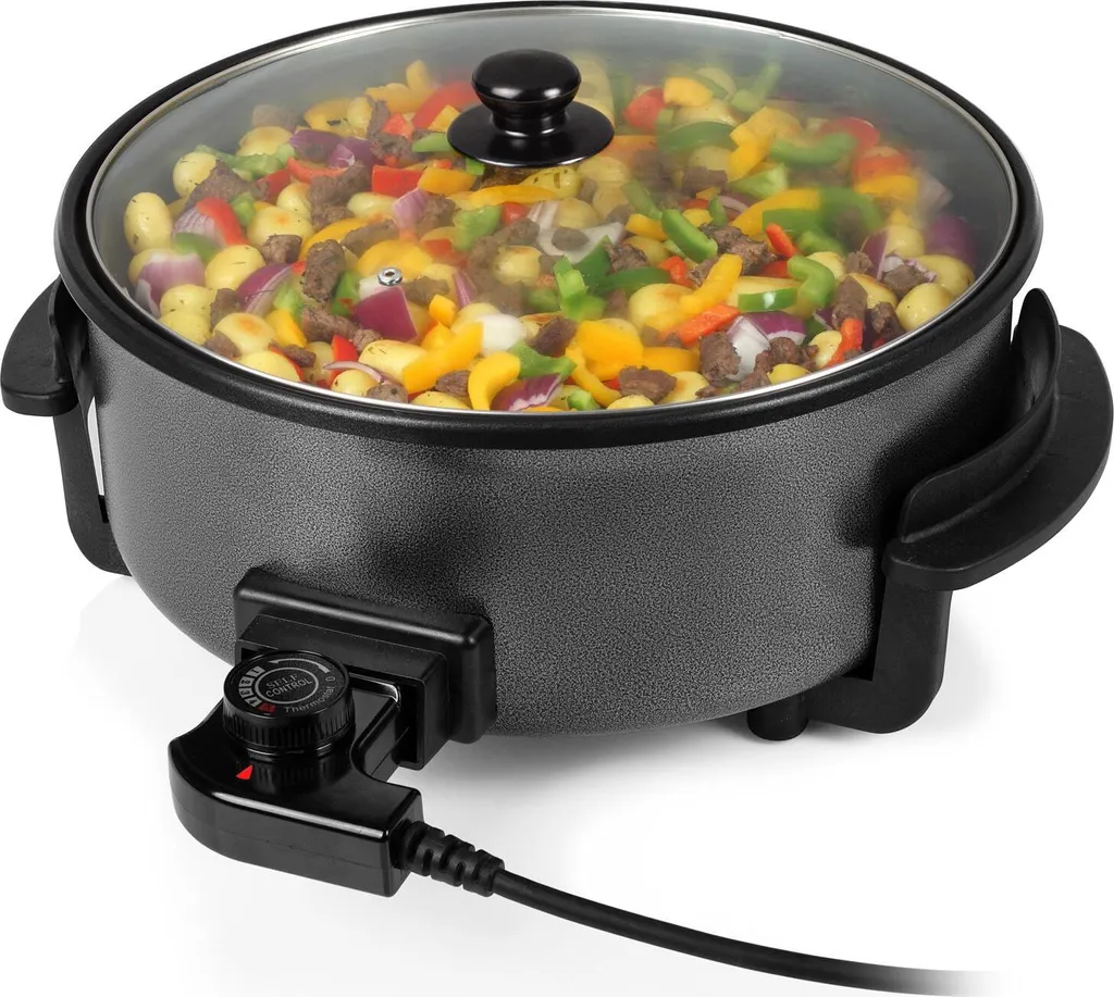 Tristar Multifunktionspfanne XL 1500 W 5 L Schwarz 10 Tristar Multifunktionspfanne XL 1500 W 5 L Schwarz – Bild 8