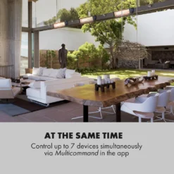 Klarstein Smartwave Infrarot-Heizstrahler Terrassenheizstrahler , IR ComfortHeat , Carbonfaserröhre Mit 2400 Watt , Thermostat , Multicommand: WiFi-Appsteuerung Für Bis Zu 7 Geräte , Körpererkennung , OpenWindow Detection , Indoor & Outdoor , IP65 , Wand- Oder Deckenmontage , Gehäuse: Pulverbeschichtetes Aluminium , Fernbedienung , Schwarz 15 Klarstein Smartwave Infrarot-Heizstrahler Terrassenheizstrahler , IR ComfortHeat , Carbonfaserröhre Mit 2400 Watt , Thermostat , Multicommand: WiFi-Appsteuerung Für Bis Zu 7 Geräte , Körpererkennung , OpenWindow Detection , Indoor & Outdoor , IP65 , Wand- Oder Deckenmontage , Gehäuse: Pulverbeschichtetes Aluminium , Fernbedienung , Schwarz -Günstiges Laube Lust Geschäft f3885da519fc94d1672f8d118fdfc2fc