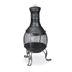 Relaxdays Terrassenofen In Silber -Günstiges Laube Lust Geschäft f3f749e424a303ba546b6e70c55273a2