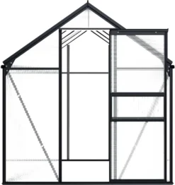 VidaXL Gewächshaus Anthrazit Aluminium 4,75 M² 9 VidaXL Gewächshaus Anthrazit Aluminium 4,75 M² -Günstiges Laube Lust Geschäft f545839892c7c62a6f4442a653fb9259