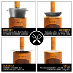 BonFeu Bongiano LP Rost Terrassenöfen -Günstiges Laube Lust Geschäft f5498da0814cafb53b1b64ff593f2e72