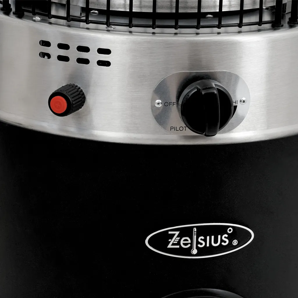 Zelsius Heizpilz Mit Glasröhre Davos | Ø 33 X (H) 175 Cm | 15 KW | Heizstrahler 7 Zelsius Heizpilz Mit Glasröhre Davos | Ø 33 X (H) 175 Cm | 15 KW | Heizstrahler – Bild 5