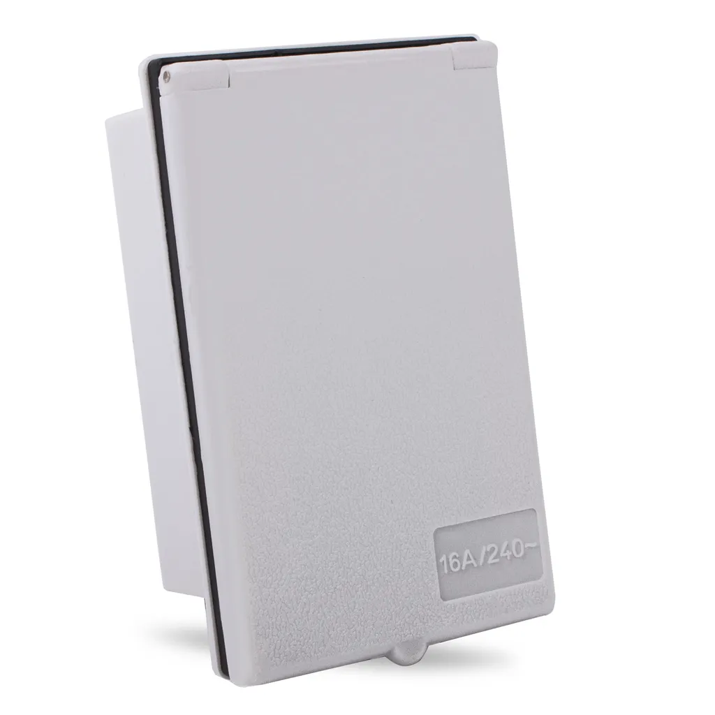 CEE Aussensteckdose Weiß Spritzwasser Geschützt 200-250V, 16A, 3 Polig 7 CEE Aussensteckdose Weiß Spritzwasser Geschützt 200-250V, 16A, 3 Polig – Bild 5