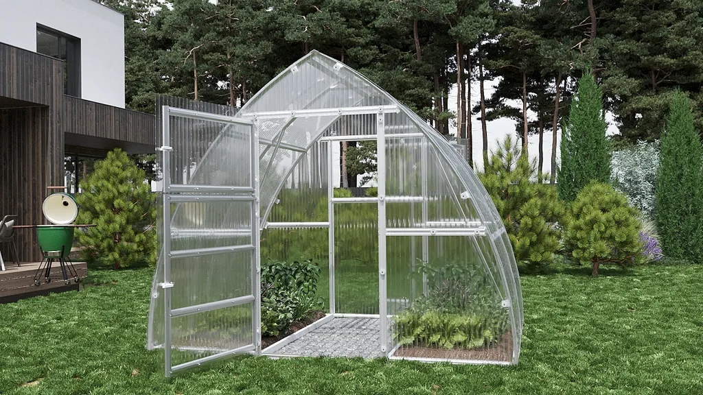 Gewächshaus ARROW 3x4m Mit 6mm Polycarbonat; 5 Gewächshaus ARROW 3x4m Mit 6mm Polycarbonat; – Bild 3