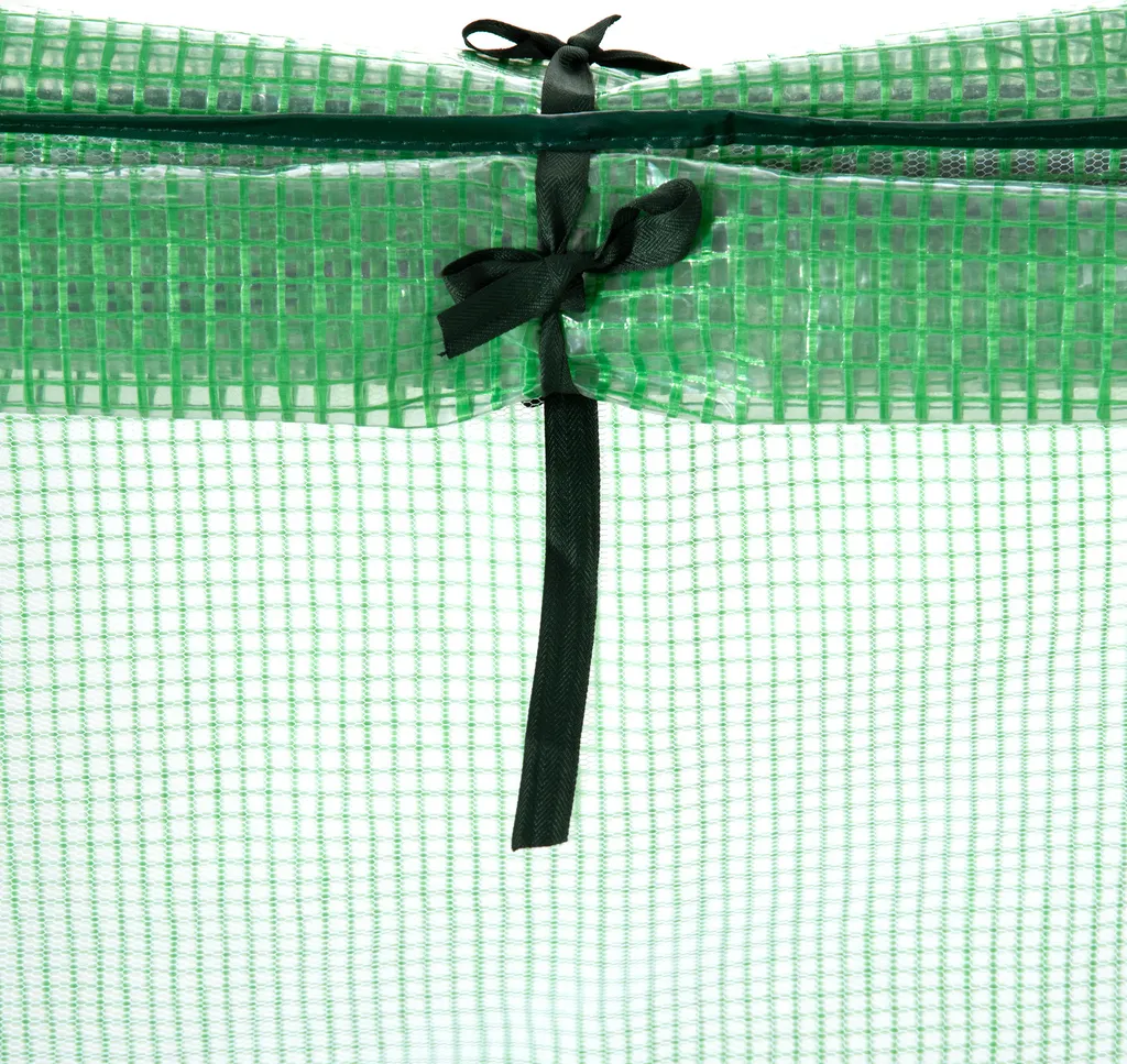 Outsunny Foliegewächshaus Mit Fenster Treibhaus Tomatenhaus Frühbeet 180 X 90 X 70 Cm Grün 11 Outsunny Foliegewächshaus Mit Fenster Treibhaus Tomatenhaus Frühbeet 180 X 90 X 70 Cm Grün – Bild 9