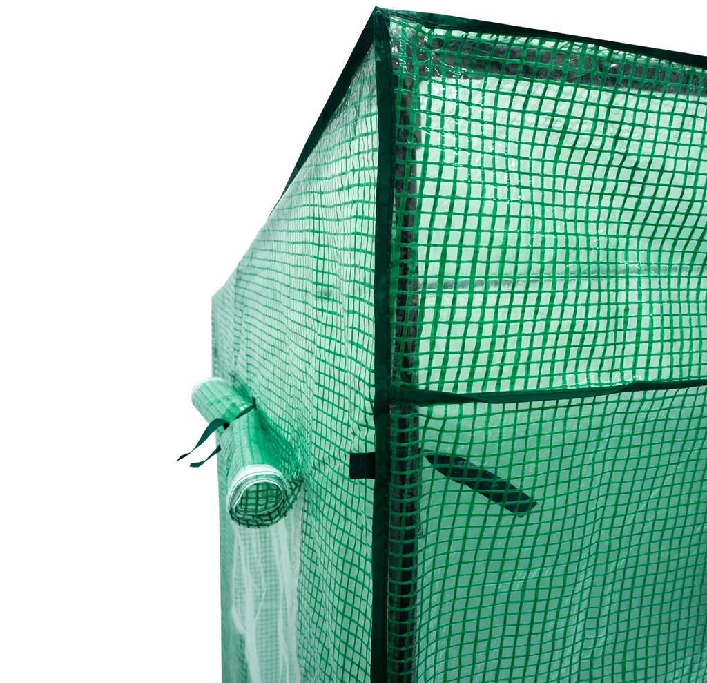 Linder Exclusiv Garten Foliengewächshaus, Mit Aufrollbare Tür Und Fenster MC4308 169x200x77 Cm 10 Linder Exclusiv Garten Foliengewächshaus, Mit Aufrollbare Tür Und Fenster MC4308 169x200x77 Cm – Bild 8