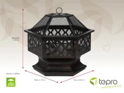 Tepro Feuerstelle Farview -Günstiges Laube Lust Geschäft f6eb4a2eedc7483bb360d30e55f45cfd