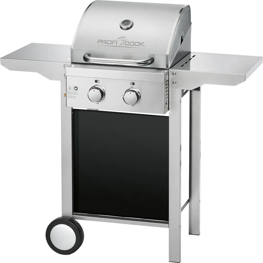 ProfiCook Gasgrill PC-GG 1128 Silber 2 Edelstahlbrenner 5 ProfiCook Gasgrill PC-GG 1128 Silber 2 Edelstahlbrenner – Bild 3