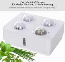 ONVAYA® Zimmergewächs Anzucht Set | Zimmer Gewächshaus Inkl. Kokoserde Und Saatgut | Kleines Gewächshaus Mit Smart Bewässerungssystem Zimmergarten -Günstiges Laube Lust Geschäft f821c3d6eb76aa11f4d4895499e5bbdc