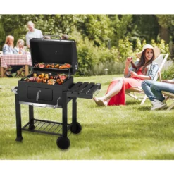 El Fuego® Holzkohlegrill "Ontario Deluxe" - Grillfläche: Ca. 56 X 42 Cm -Günstiges Laube Lust Geschäft f8402b8e44214ad9ac1d2f6278e401a7