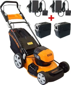 ATIKA RMC 40-510 Akku Profi Rasenmäher Mäher | 2x 4,0 Ah, 36 V | 2x Ladegerät