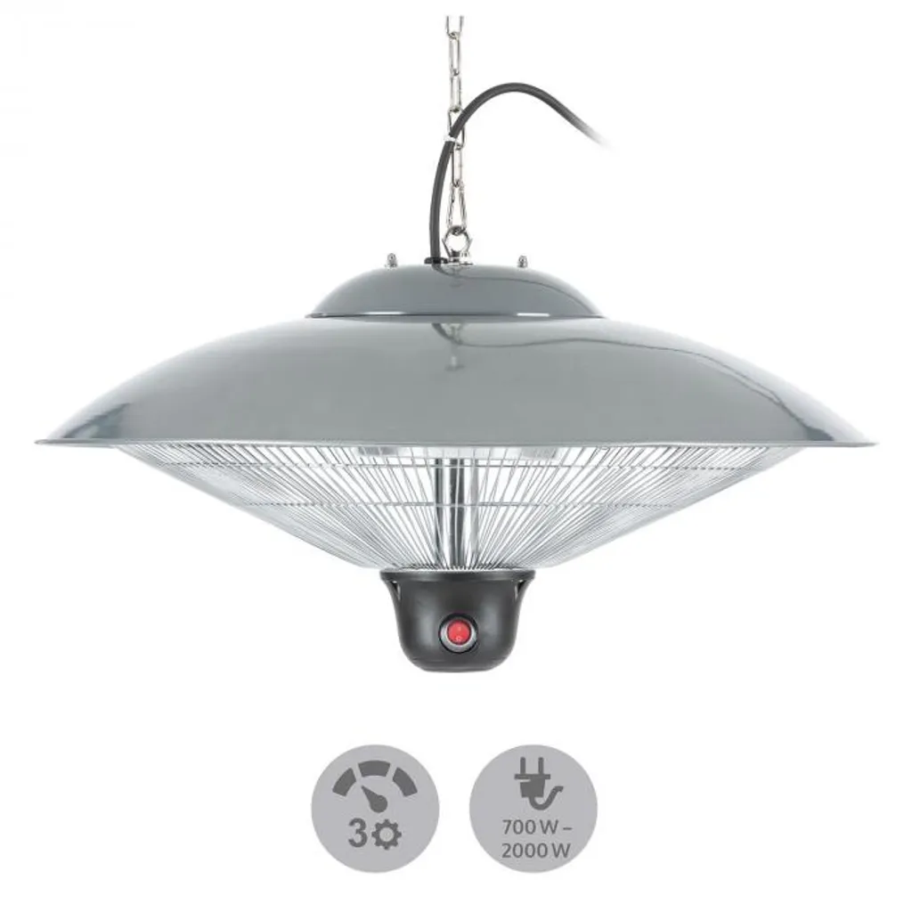 Heizsporn Deckenheizstrahler 60,5 Cm (Ø) LED-Lampe Fernbedienung 7 Heizsporn Deckenheizstrahler 60,5 Cm (Ø) LED-Lampe Fernbedienung – Bild 5