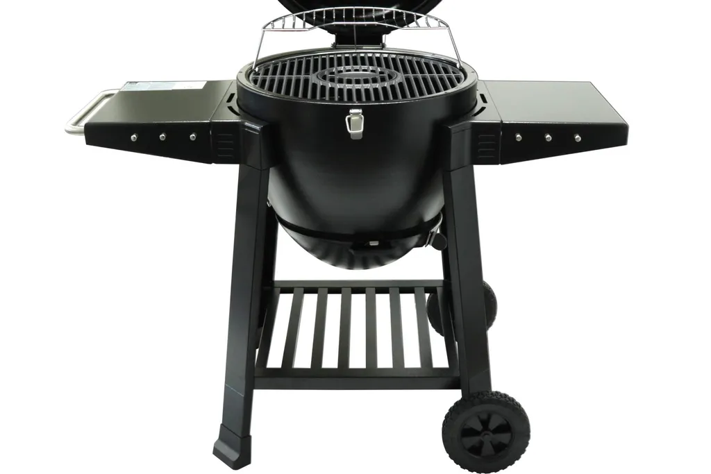 Grill Holzkohlegrill Grillwagen BBQ Barbecue Gusseisen Schwarz GRILLCHEF Kamado 13 Grill Holzkohlegrill Grillwagen BBQ Barbecue Gusseisen Schwarz GRILLCHEF Kamado – Bild 11