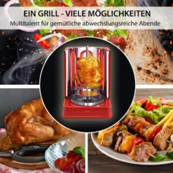 Syntrox Döner & Dreh Grill Badajoz Mit Zubehör -Günstiges Laube Lust Geschäft f97d1a0323f1e2b8c5a918bf897da2f5