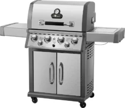El Fuego Gasgrill / Grillwagen Concord 4 Brenner +1 Seitenbrenner +1 Infrarotbrenner -Günstiges Laube Lust Geschäft f98ec509e34ca4c03e93b6d35ab51305