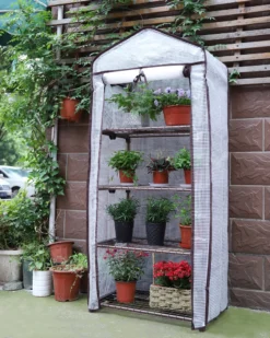 Sekey Premium Foliengewächshaus Mit 4 Etagen - 69 X 49 X 158 Cm - Treibhaus Mit 4 Regalen - Platzsparend - Hochwertiges Anzuchthaus - Weiß 11 Sekey Premium Foliengewächshaus Mit 4 Etagen - 69 X 49 X 158 Cm - Treibhaus Mit 4 Regalen - Platzsparend - Hochwertiges Anzuchthaus - Weiß -Günstiges Laube Lust Geschäft f9c5ebe75ec9c27daa6be1d8be2b776d