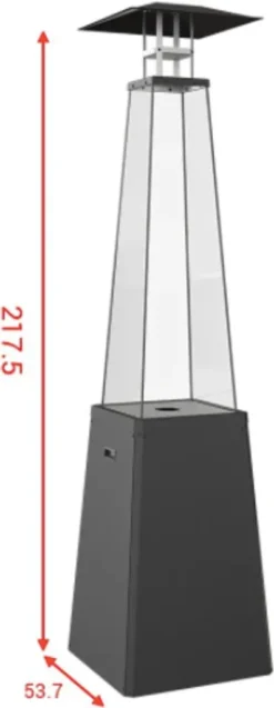 Gasheizstrahler Umbrella BS Stahl Schwarz 12kW Set -Günstiges Laube Lust Geschäft f9f3ccd4eababa2e386cf11ed242d78f