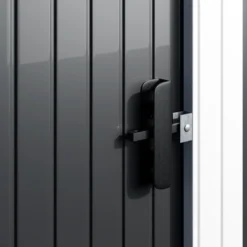 Gardebruk M Geräteschuppen 181x162x86cm Schiebetür Verzinkter Stahl Anthrazit Gartenhaus Gerätehaus Pultdach -Günstiges Laube Lust Geschäft fb65799c5feabc38fa7dd764a7eb9a08